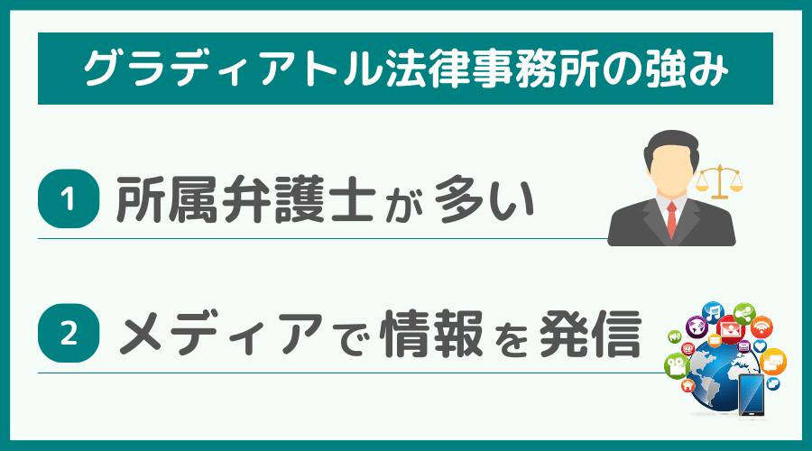 グラディアトル法律事務所の強み