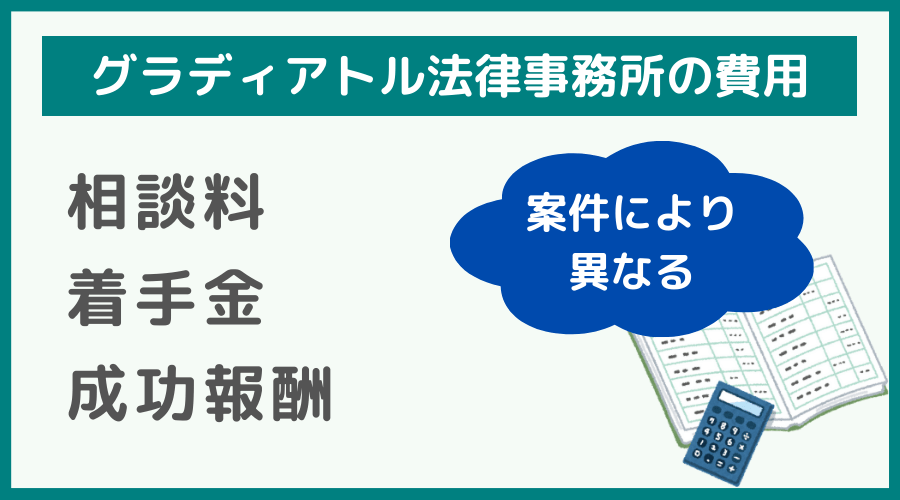 グラディアトル法律事務所の費用