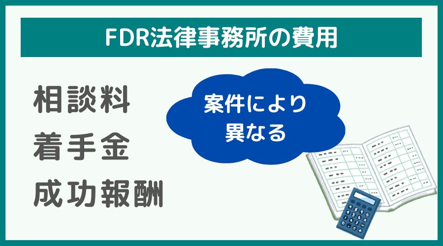 FDR法律事務所の費用