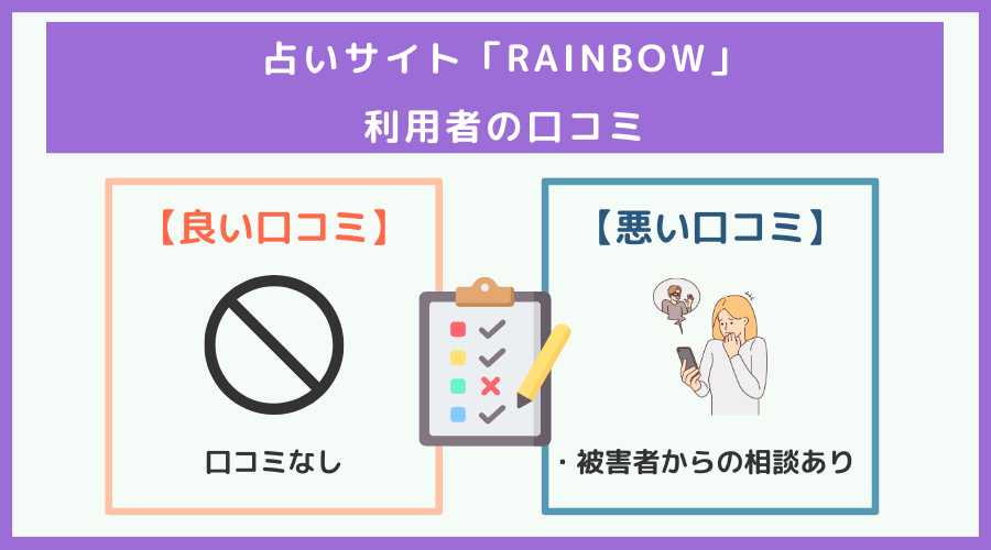 「RAINBOW」の口コミ・評判