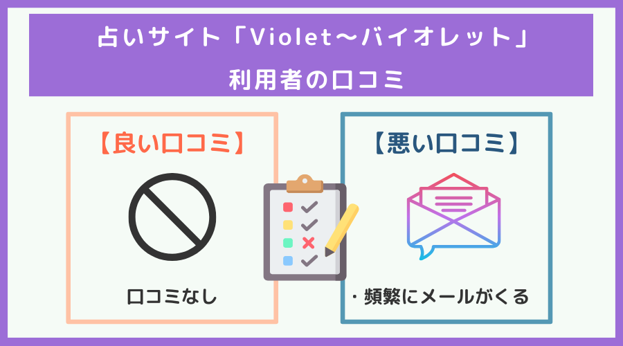 「Violet～バイオレット」の口コミ・評判