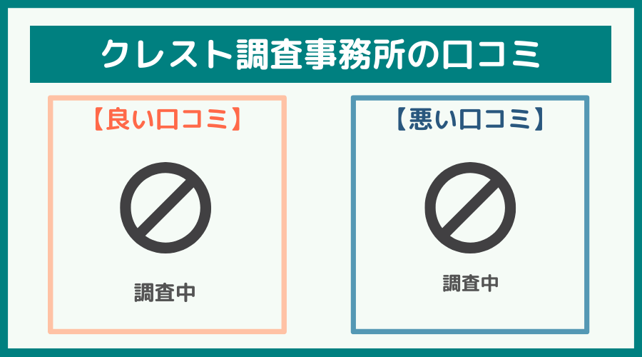 クレスト調査事務所の評判・口コミ・レビュー